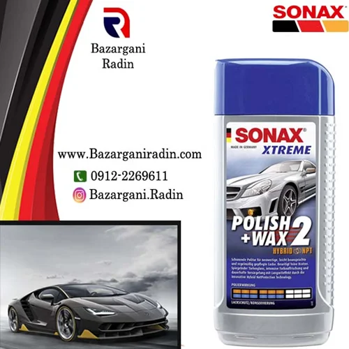 پولیش و واکس سوناکس سری Xtreme2 هایبرید نت 500 میل (SONAX)کد207200