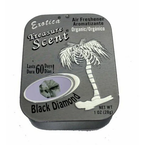 خوشبو کننده خودرو اگزوتیکا کشوئی Exotica Treasure Scent رایحه black diamond
