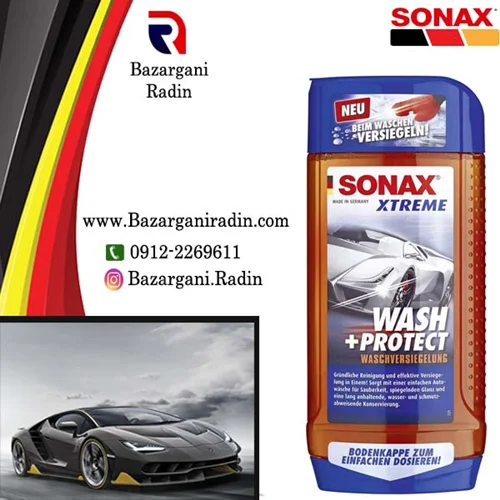 شامپو محافظ بدنه و آبگریز اکستریم سوناکس مخصوص رنگ بدنه500 میل کارتن6عددی (SONAX)کد244200- پخش عمده