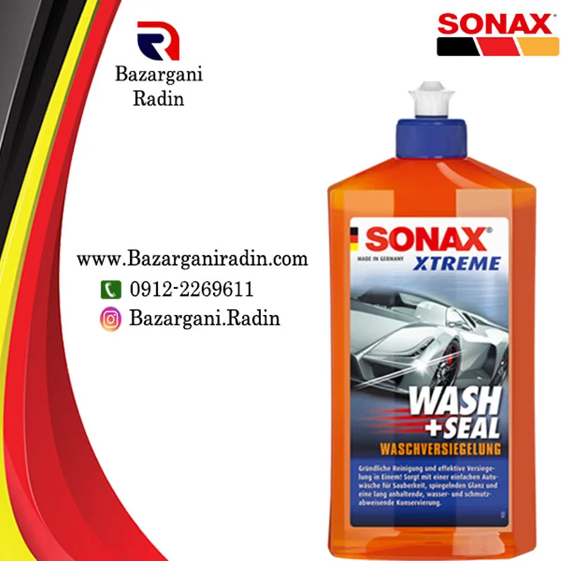 شامپو محافظ بدنه و آبگریز اکستریم سوناکس مخصوص رنگ بدنه500 میل(SONAX)کد244200