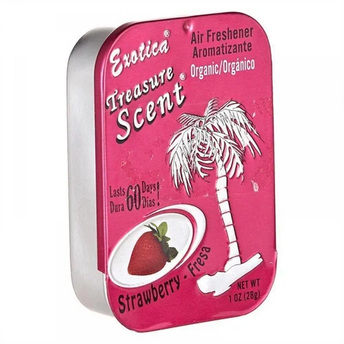 خوشبو کننده خودرو اگزوتیکا کشوئی Exotica Treasure Scent  رایحه Strawberry