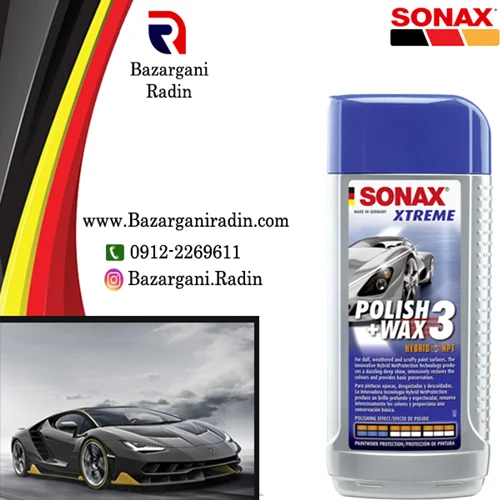 پولیش و واکس سوناکس سری Xtreme هایبرید نت 500 میل (SONAX)کد202200