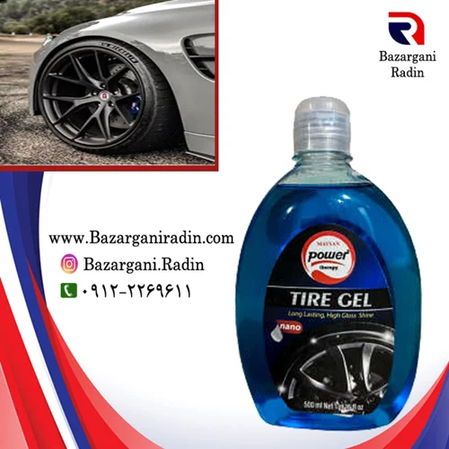 ژل واکس لاستیک پاور حجم 500 میلی لیتر (power)