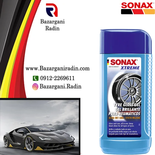 ژل واکس اکستریم براق کننده لاستیک سوناکس 250 میل(SONAX) کد235100