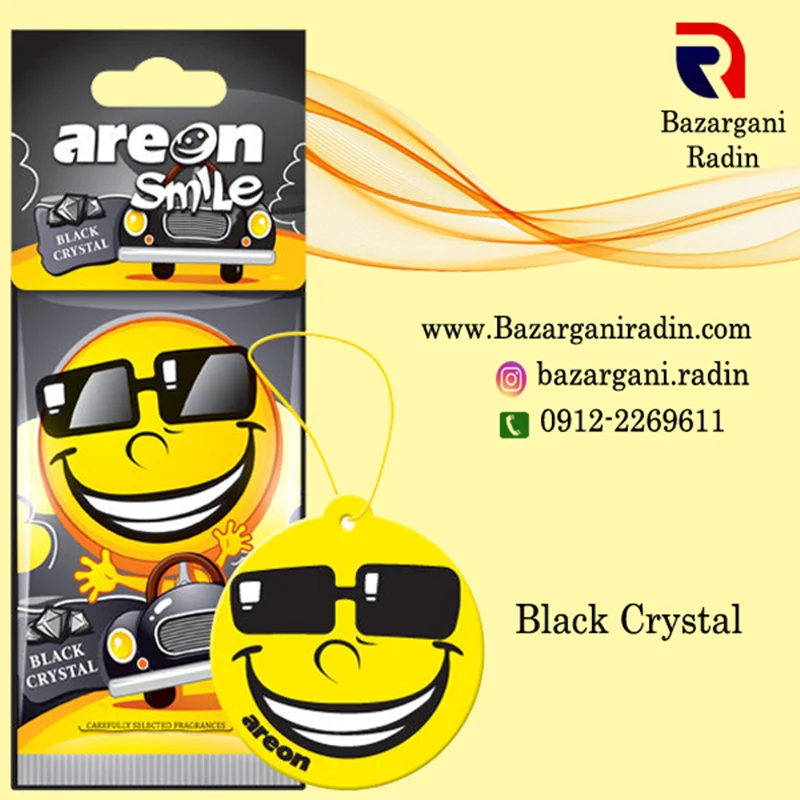 خوشبو کننده آرئون کارتی Smile Dry رایحه Black Crystal