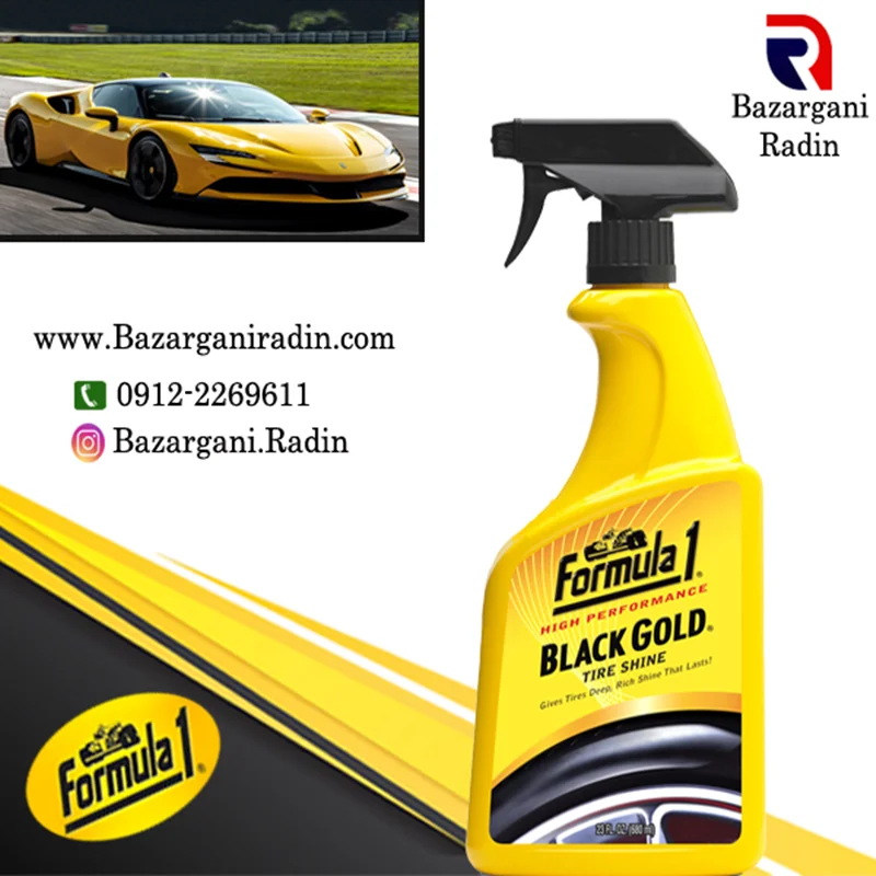 اسپری واکس براق کننده لاستیک فرمول وان680 میل کارتن 12عددی (Formula 1)کد652253- پخش عمده