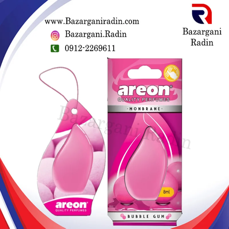 خوشبو کننده خودرو آرئون قطره ای مونبران 8 ml رایحه Bubble Gum