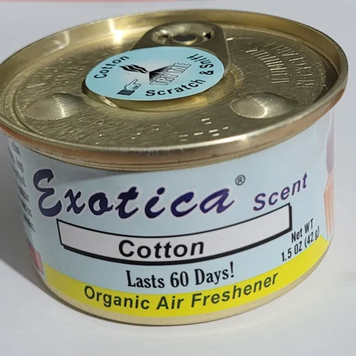 خوشبو کننده خودرو اگزوتیکا کن رایحه exotica ken scent cotton