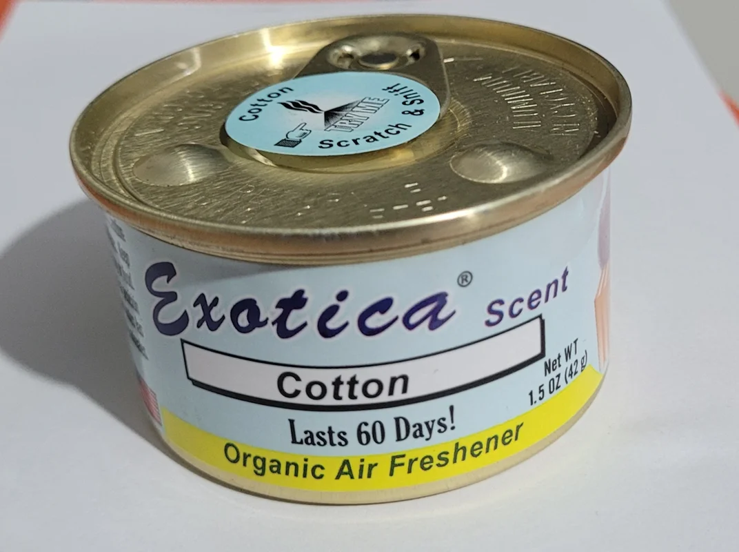 خوشبو کننده خودرو اگزوتیکا کن رایحه exotica ken scent cotton