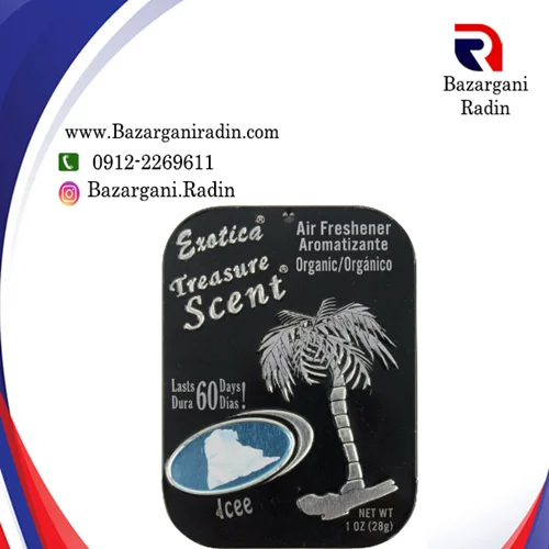خوشبو کننده خودرو اگزوتیکا کشوئی Exotica Treasure Scent  رایحه exotica ice