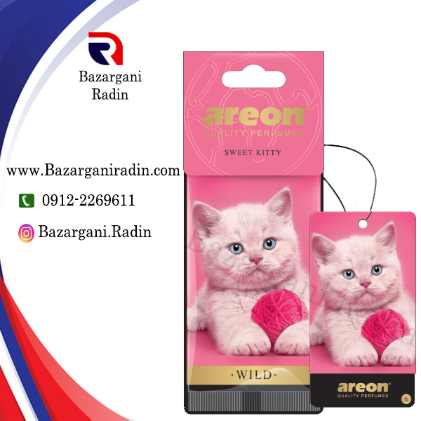 خوشبو کننده آرئون کارتی  Wild رایحه SWEET KITTY